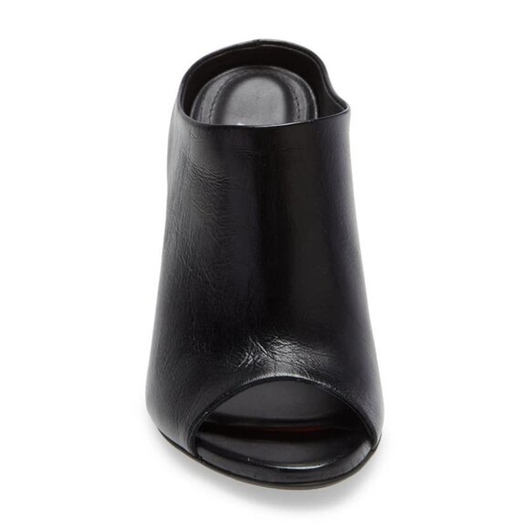 🆕 AGL Attilio Giusti Leombruni Dea Mule Sandal Shoes Leather Black 10 - Picture 3 of 14